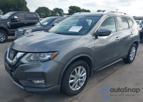 2017 Nissan Rogue Sv из США, поврежденный, VIN KNMAT2MT0HP597925